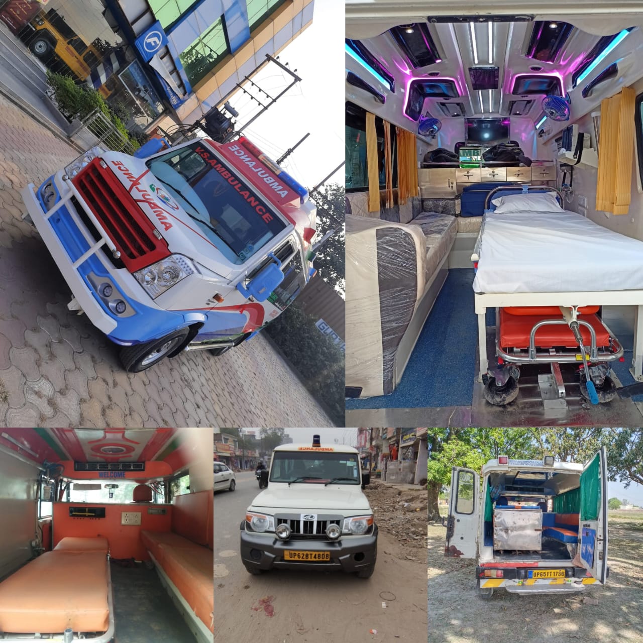 Varanasi Ambulance service - Green Ambulance